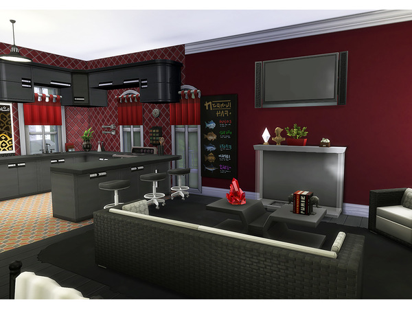 Sims 4 Waterlock house by Degera at TSR