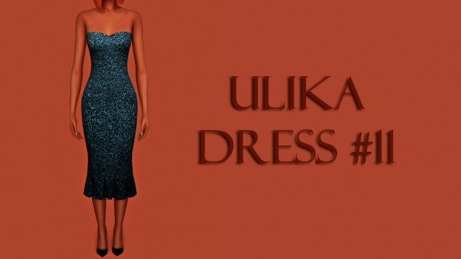 Sims 4 Dress #11 at Kumvip – UliKa