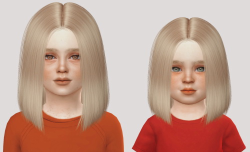 Sims 4 LeahLillith Polly hair K + T at Simiracle