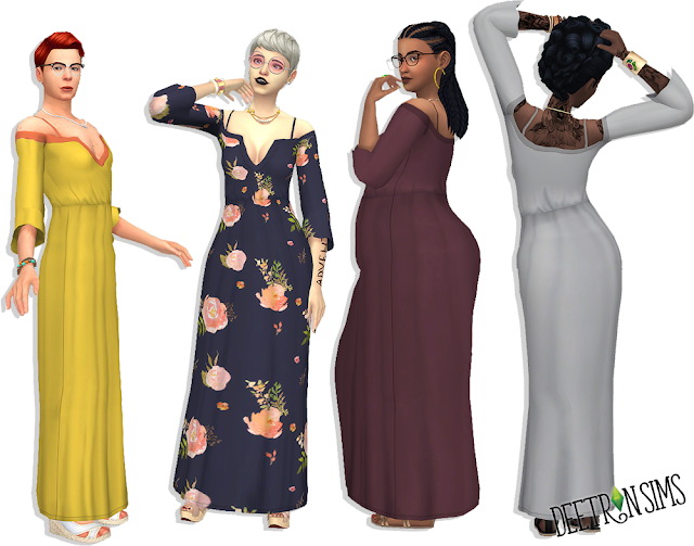 Sims 4 Dee Vested Longer at Deetron Sims