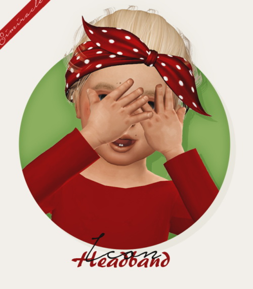 Sims 4 Icon Headband Separated Toddler Version at Simiracle