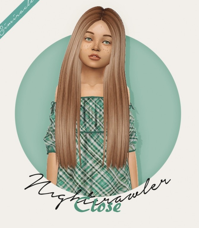 Sims 4 Nightcrawler Close Hair Kids Version at Simiracle