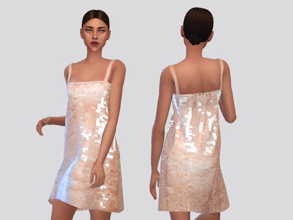 Sims 4 Greta dress by April at TSR