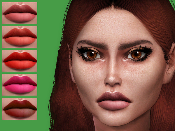 Sims 4 Flo lipstick by Sharareh at TSR