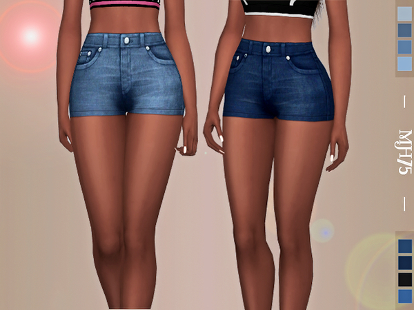 Sims 4 Lilian Shorts by Margeh 75 at TSR