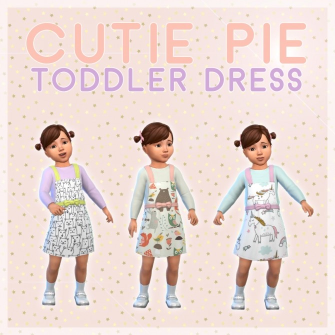 Sims 4 Cutie Pie Toddler Dress at SimPlistic