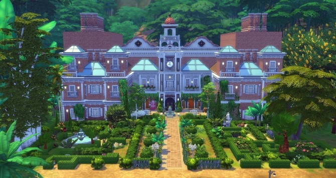 Sims 4 Croft Manor by Angerouge at Studio Sims Creation