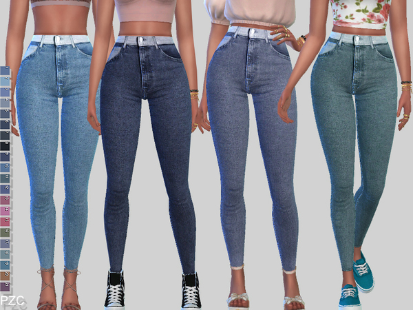 Sims 4 Urban Legend Denim Jeans by Pinkzombiecupcakes at TSR