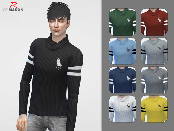 Sims 4 Sweater M by remaron at TSR