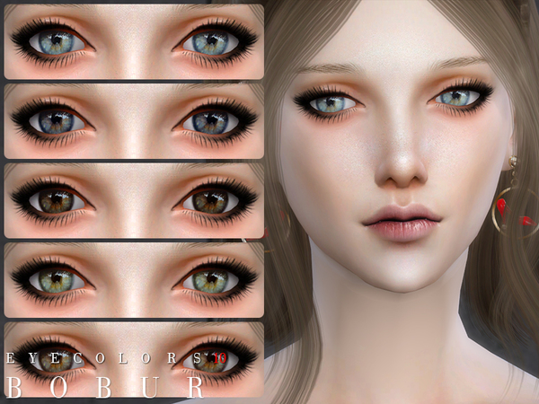 Sims 4 Eyecolors 10 by Bobur3 at TSR