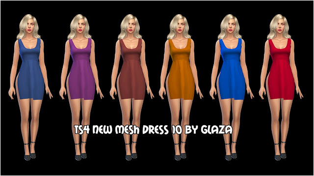 Sims 4 Dress 10 at All by Glaza