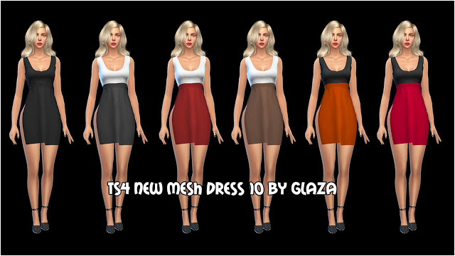 Sims 4 Dress 10 at All by Glaza