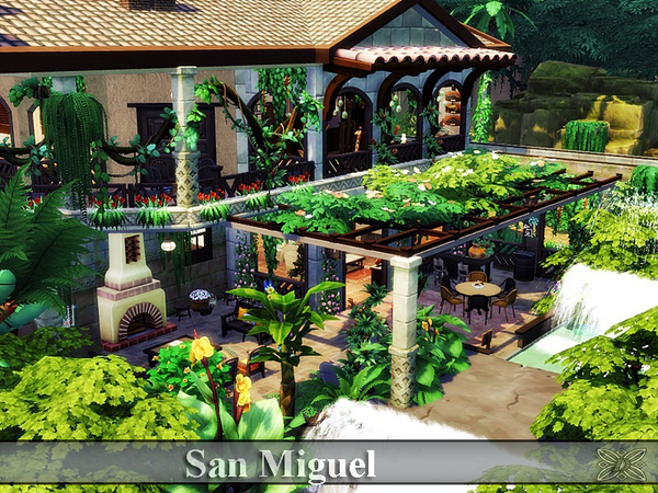 Sims 4 San Miguel house by Danuta720 at TSR