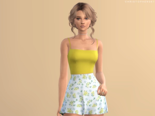 Sims 4 Cool Girl Top by Christopher067 at TSR