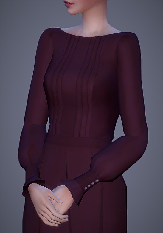 Sims 4 Grace Outfit 15 Swatches at Magnolian Farewell