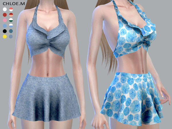 Sims 4 Swimsuits by ChloeMMM at TSR
