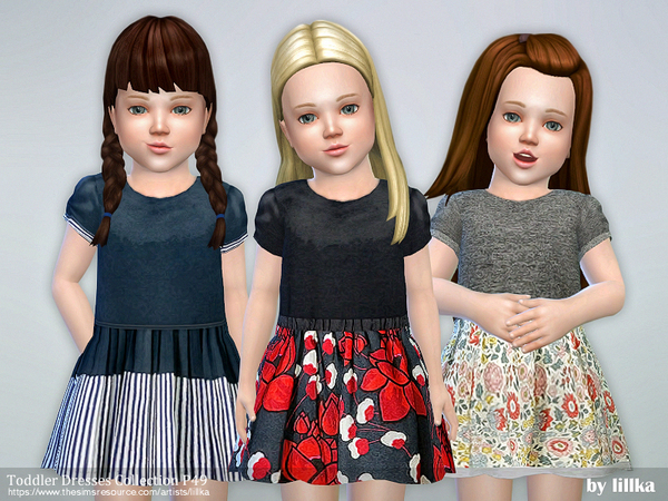 Sims 4 Toddler Dresses Collection P49 by lillka at TSR