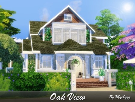 Oak View house by MychQQQ at TSR » Sims 4 Updates