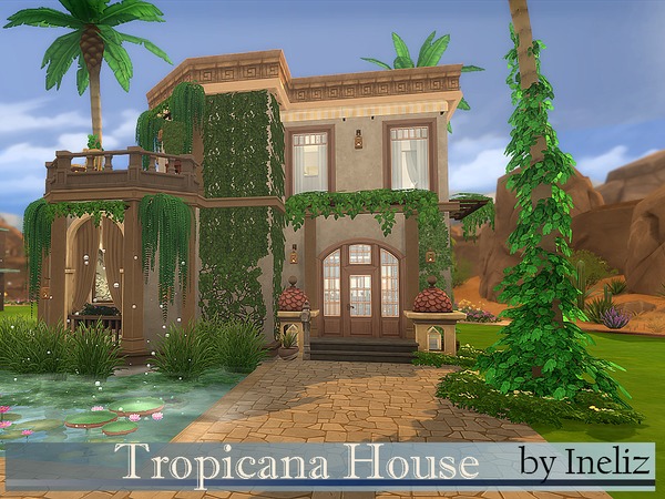 Sims 4 Tropicana House by Ineliz at TSR