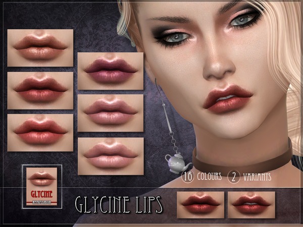 Sims 4 Glycine Lipstick by RemusSirion at TSR