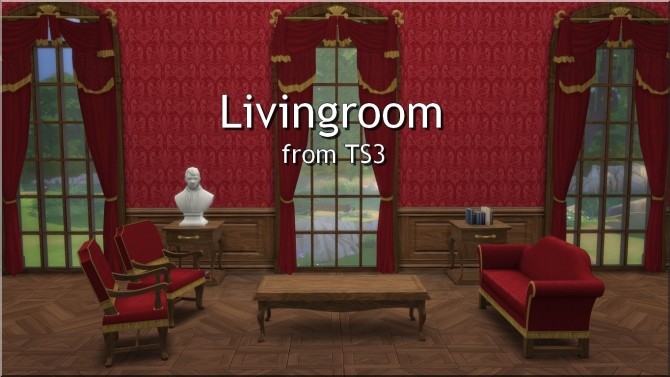 Living Room from TS3 by TheJim07 at Mod The Sims » Sims 4 Updates