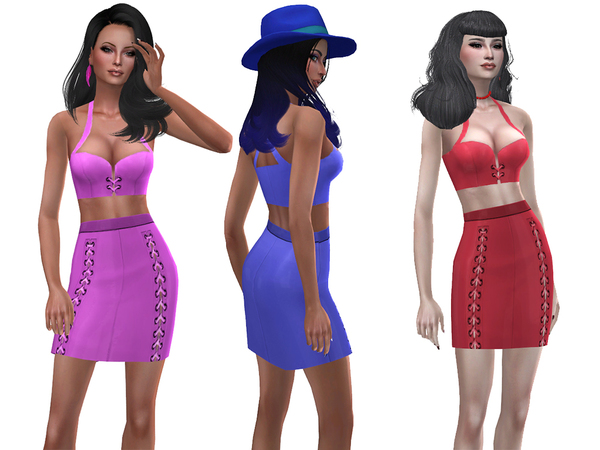 Sims 4 Yvannah dress by Simalicious at TSR
