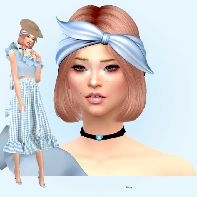 Sims 4 Agathe by Mich Utopia at Sims 4 Passions