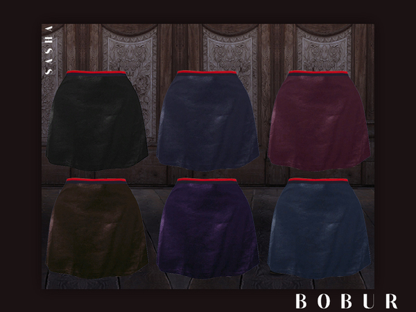 Sims 4 Sasha skirt by Bobur3 at TSR
