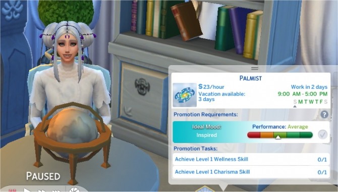 Sims 4 Soothsayer Career by PurpleThistles at Mod The Sims