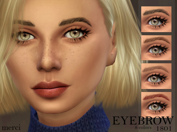 Sims 4 Eyebrows 1801 by Merci at TSR