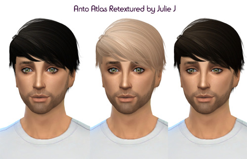 Sims 4 2 Hairs Retextured at Julietoon – Julie J