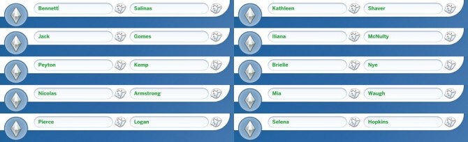Sims 4 English Names For Everyone by Pawlq at Mod The Sims