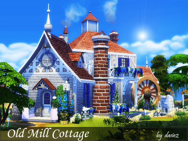 Sims 4 Old Mill Cottage by dasie2 at TSR