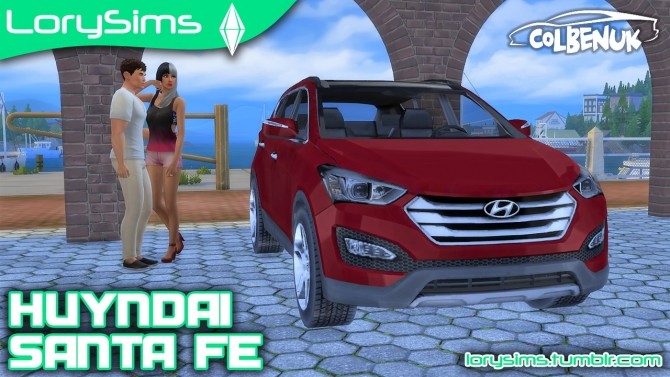 Sims 4 Hyundai Santa Fe at LorySims