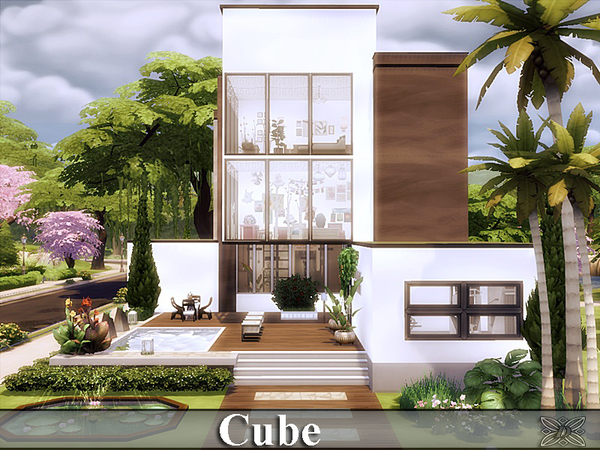 Sims 4 Cube house by Danuta720 at TSR