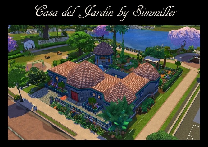 Sims 4 Casa del Jardin by Simmiller at Mod The Sims