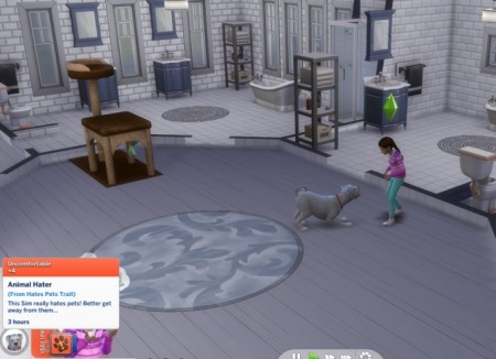 Hates Cats/Dogs/Pets Traits by GoBananas at Mod The Sims