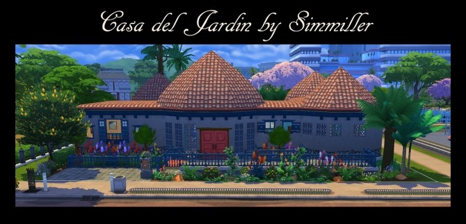 Sims 4 Casa del Jardin by Simmiller at Mod The Sims