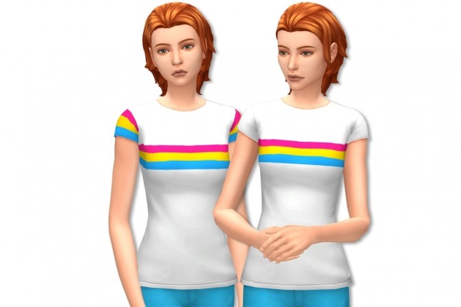 Sims 4 Pride tees at Deeliteful Simmer