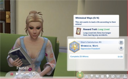 Whimsical Ways Custom Aspiration by PurpleThistles at Mod The Sims