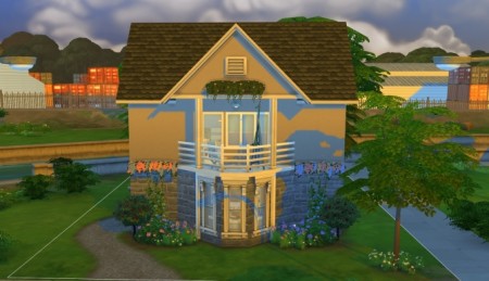 Starter House Loft NoCC by OxanaKSims at Mod The Sims