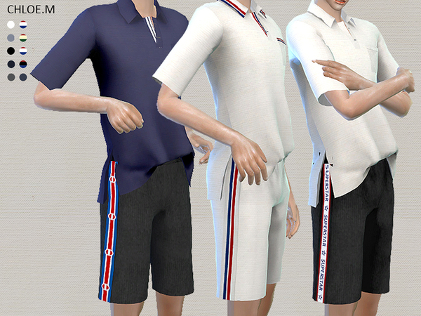 Sims 4 Shorts for male by ChloeMMM at TSR
