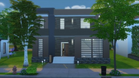 Cubistic Modern Familly Home by Moscowlyly at Mod The Sims