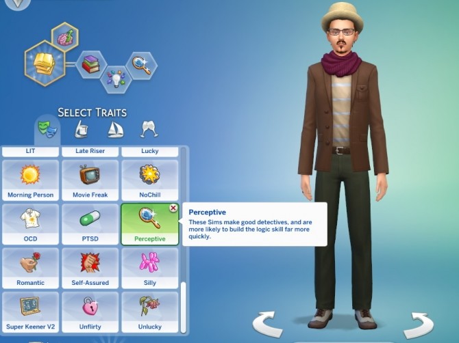 Sims 4 Perceptive Trait by GoBananas at Mod The Sims