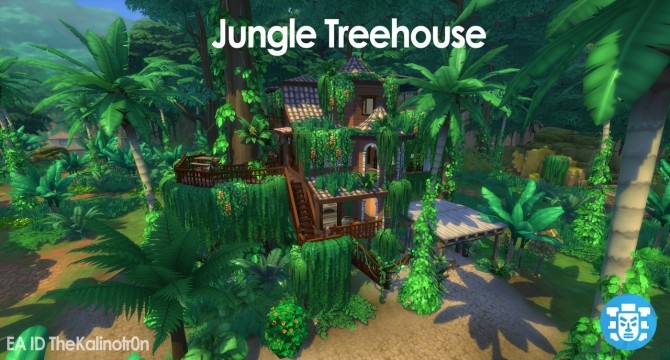 Sims 4 Jungle Treehouse at Kalino