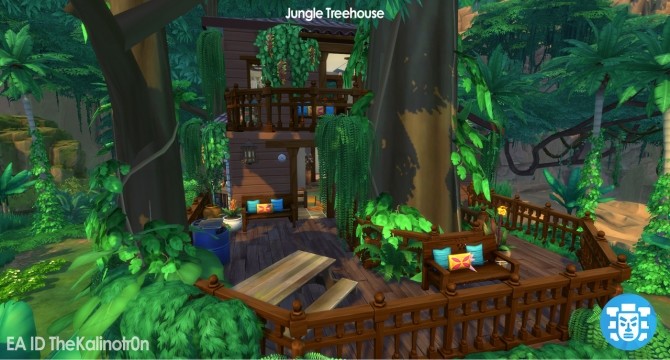 Sims 4 Jungle Treehouse at Kalino