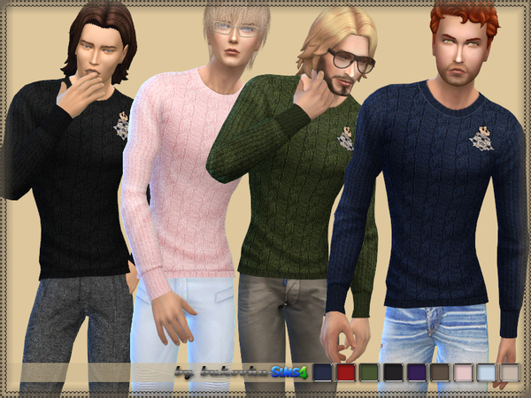 Sweater Male by bukovka at TSR » Sims 4 Updates