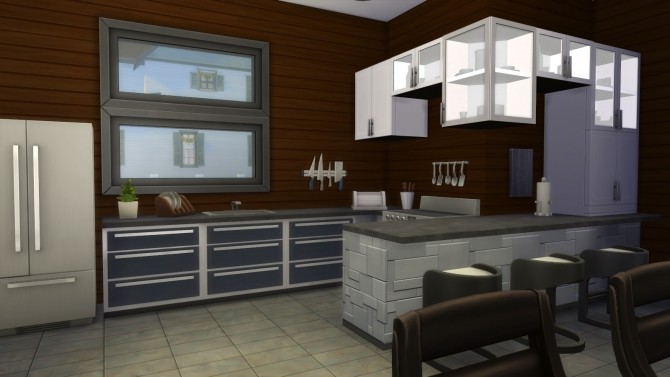 Sims 4 Modern House for a couple by Moscowlyly at Mod The Sims