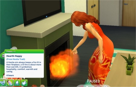 Hestia Trait by PurpleThistles at Mod The Sims
