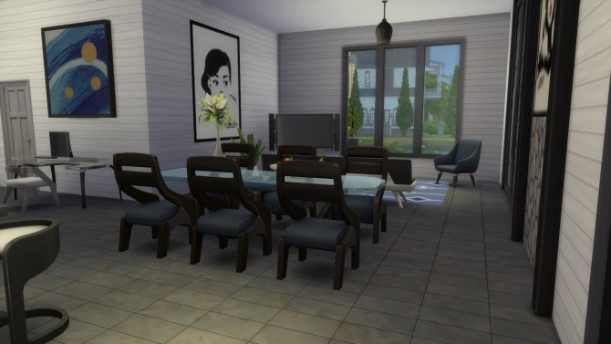 Sims 4 Modern House for a couple by Moscowlyly at Mod The Sims